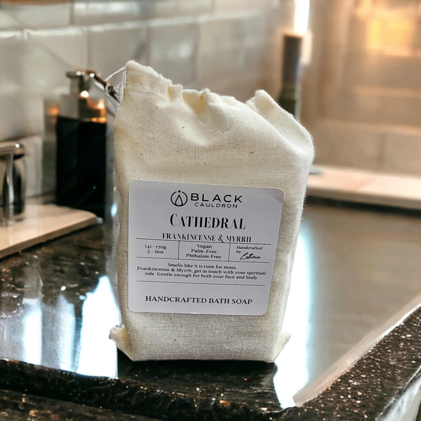 Cathedral - Frankincense & Myrrh Scented Face & Body Soap