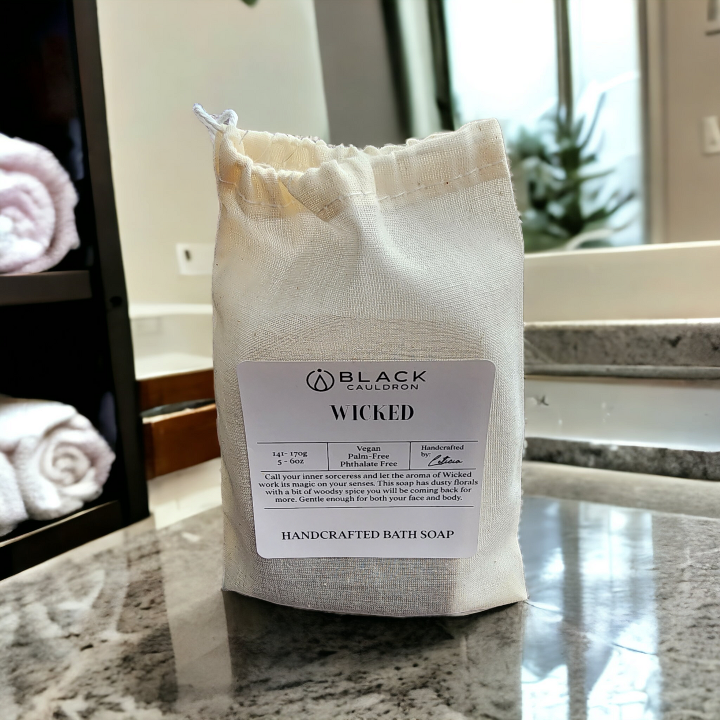 Wicked - Floral & Woodsy Spice Scented Face & Body Soap