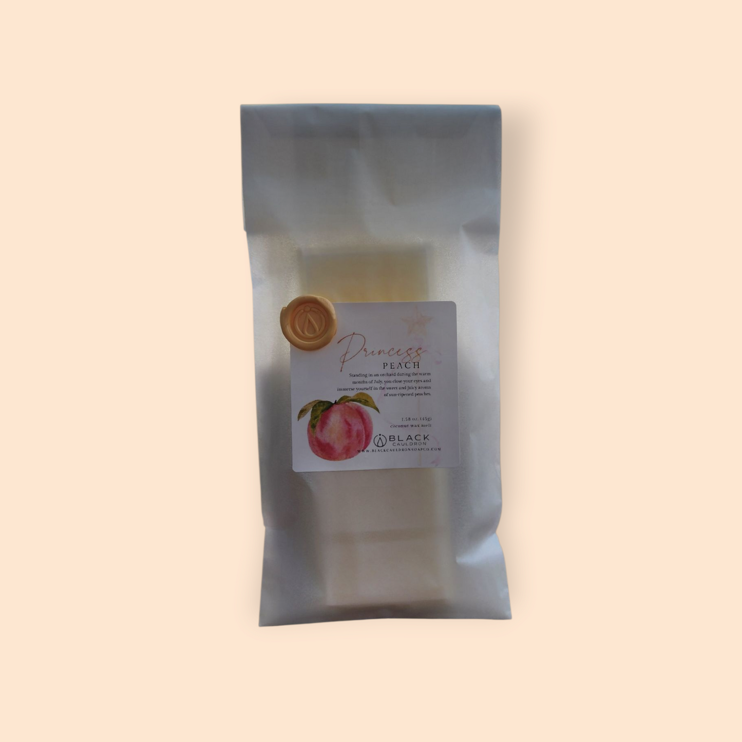 Princess Peach Wax Melts - Wax Melts for Warmer - Handmade Wax Tart - Soy Wax - Wax Snap Bar Melts