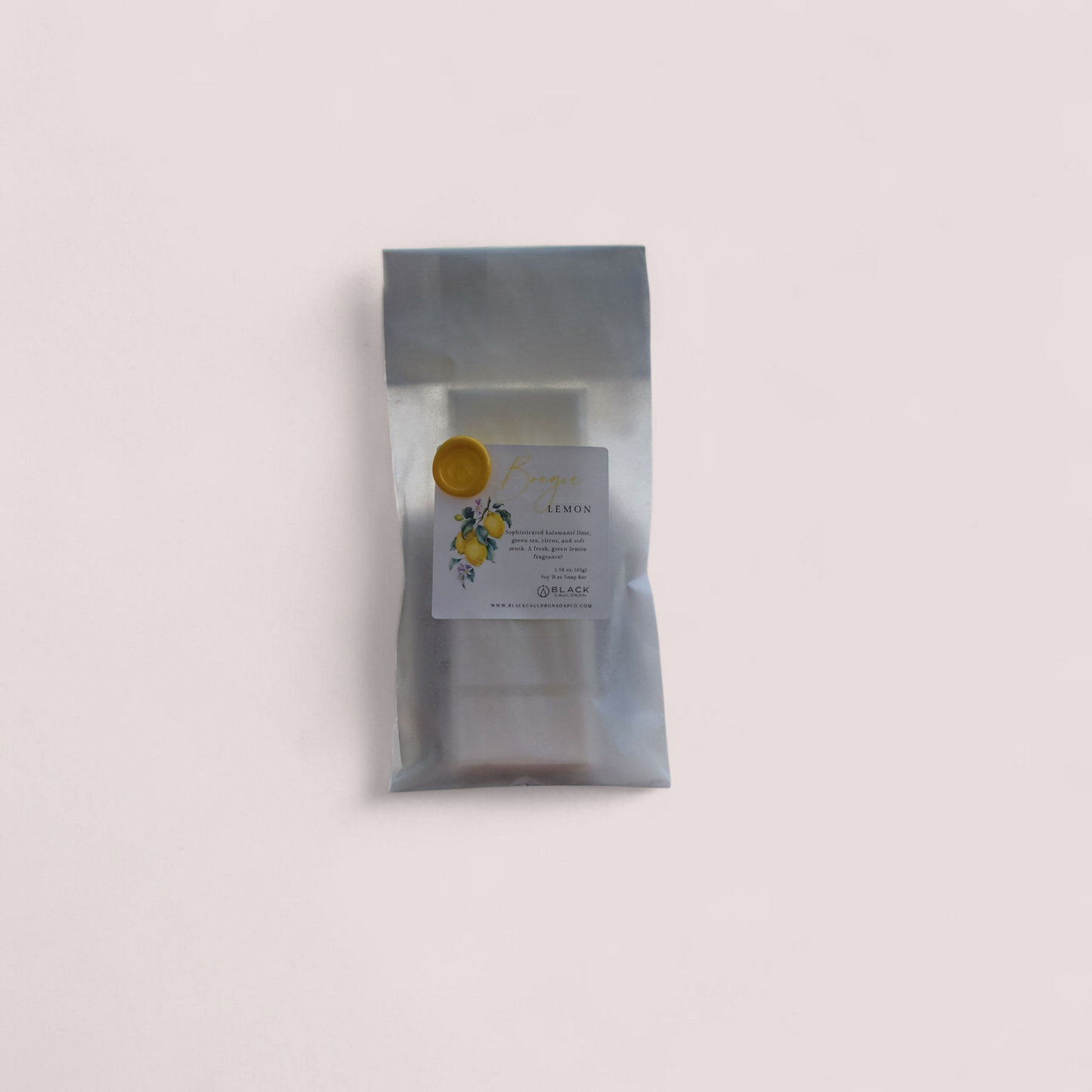 Bougie Lemon Wax Melts -Wax Melts for Warmer - Handmade Wax Tart - Soy Wax - Wax Snap Bar Melts