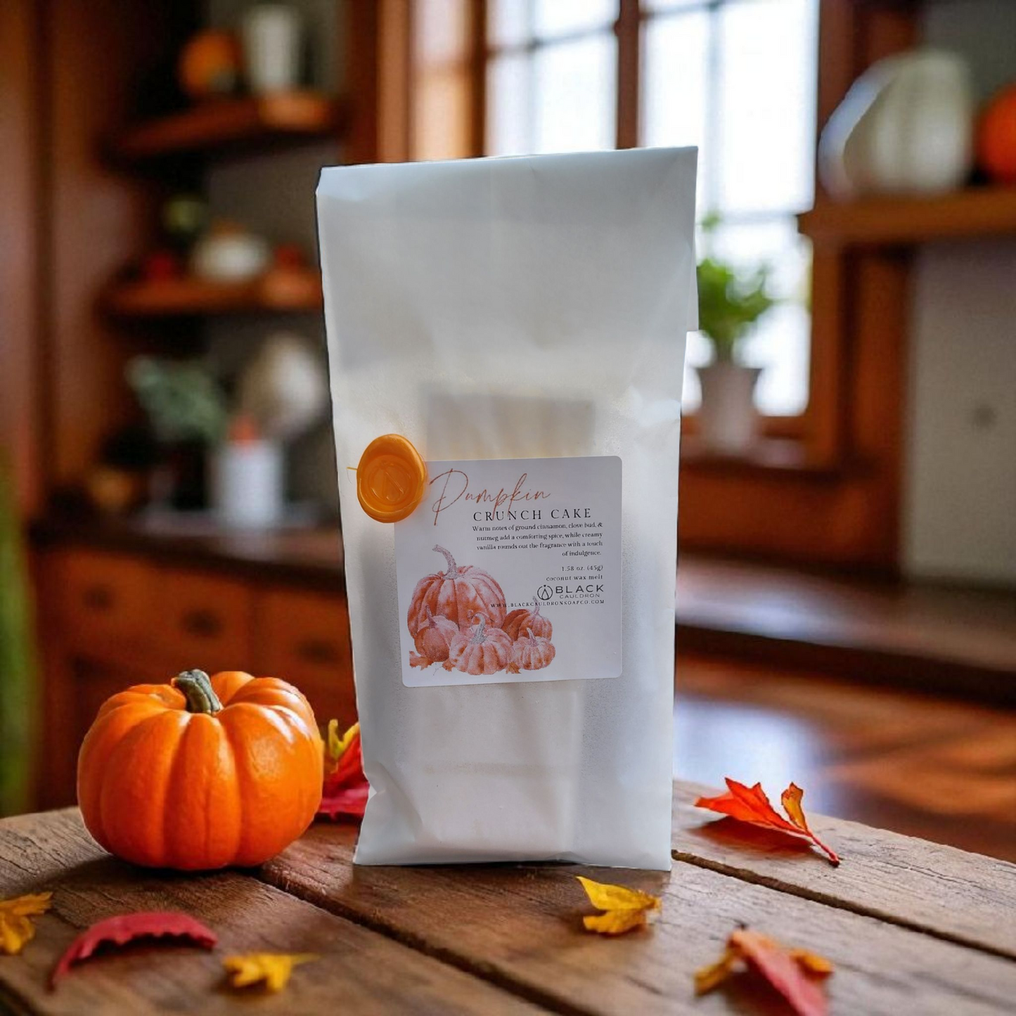 Pumpkin Crunch Cake Wax Melts - Wax Melts for Warmer - Handmade Wax Tart - Soy Wax - Wax Snap Bar Melts