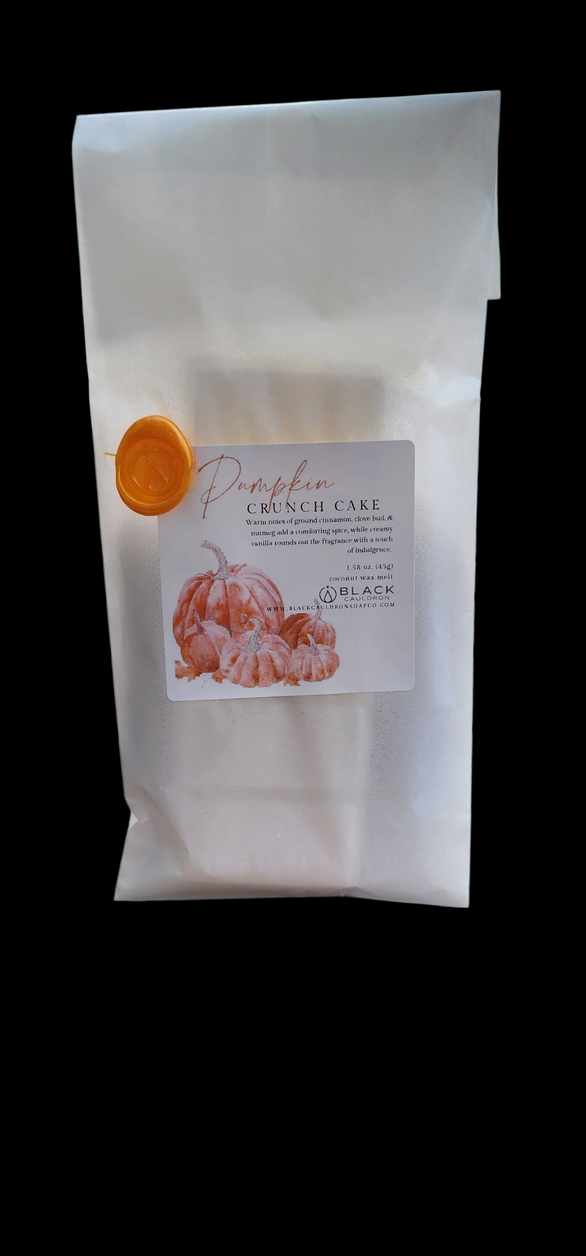 Pumpkin Crunch Cake Wax Melts - Wax Melts for Warmer - Handmade Wax Tart - Soy Wax - Wax Snap Bar Melts