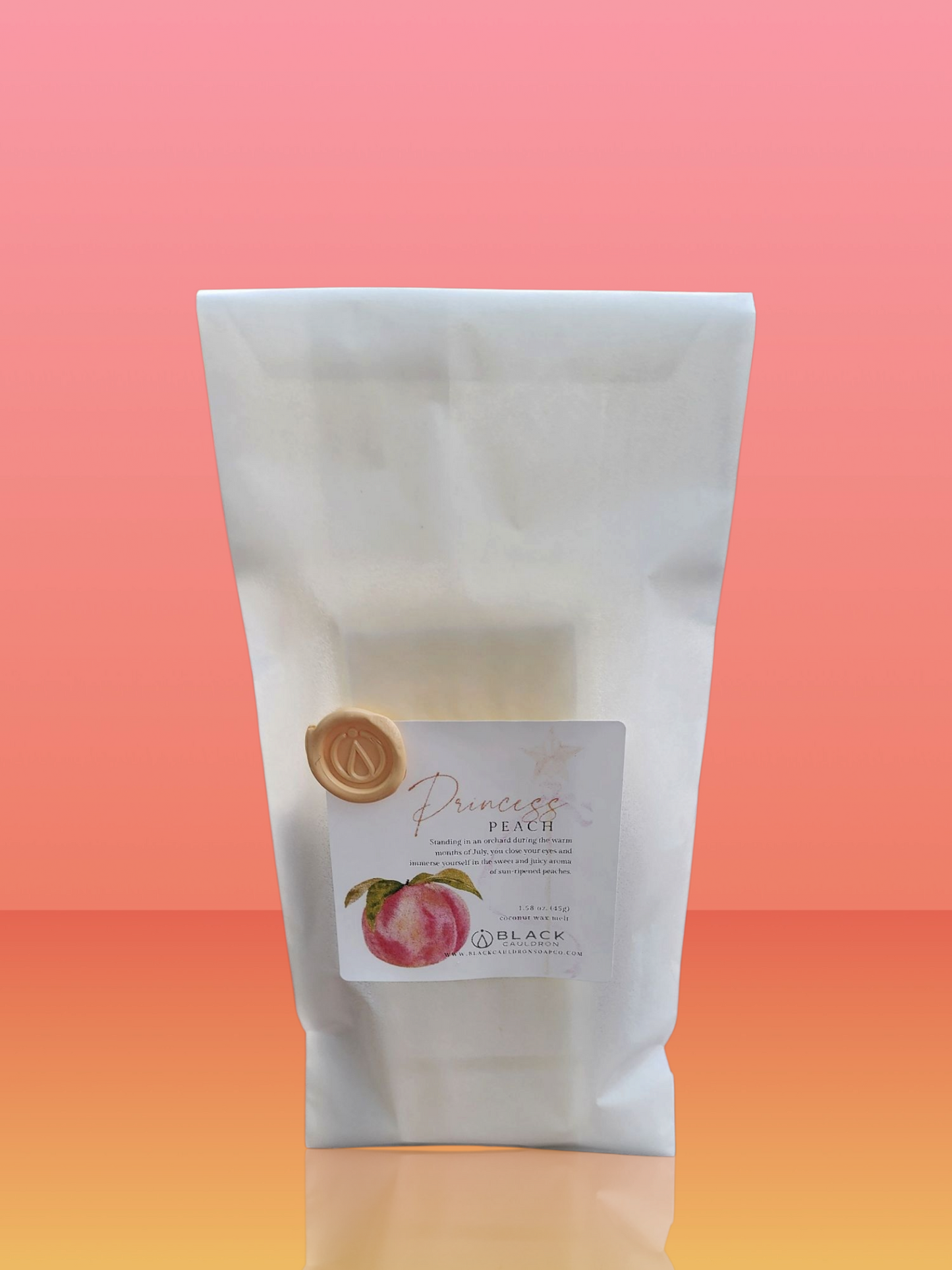 Princess Peach Wax Melts - Wax Melts for Warmer - Handmade Wax Tart - Soy Wax - Wax Snap Bar Melts
