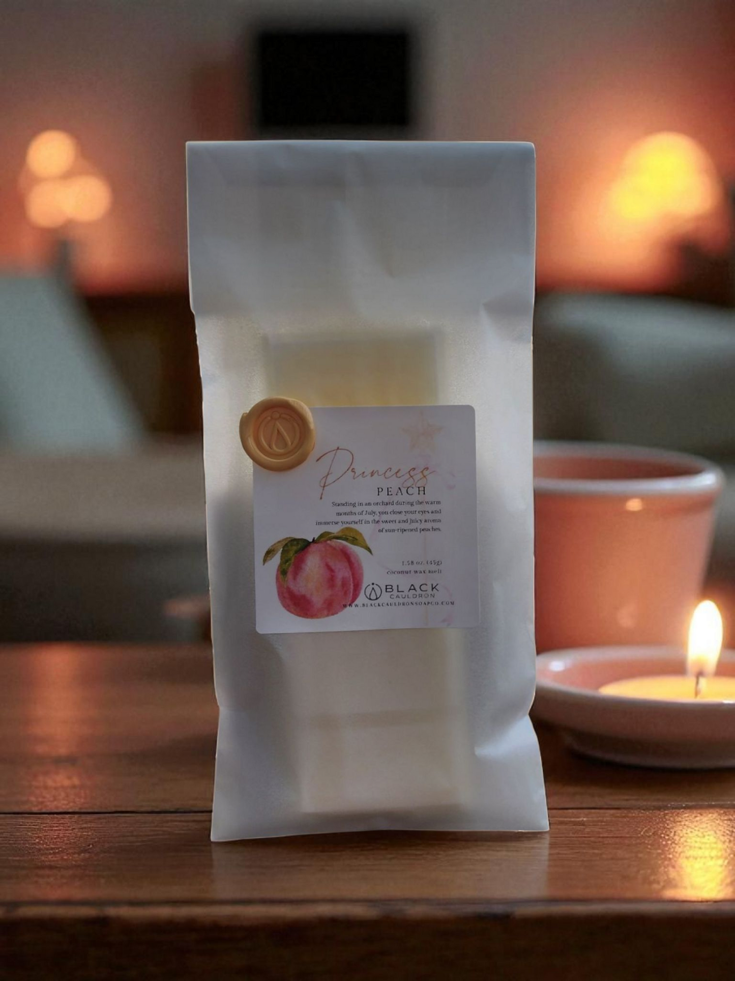 Princess Peach Wax Melts - Wax Melts for Warmer - Handmade Wax Tart - Soy Wax - Wax Snap Bar Melts
