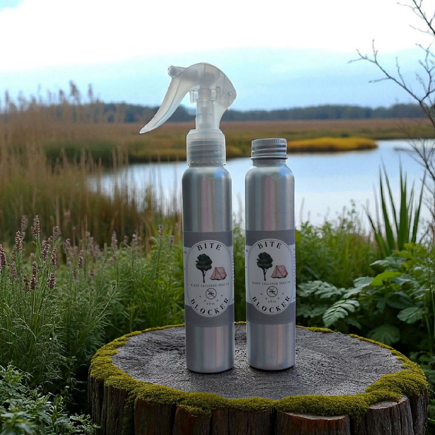Bite Blocker - Bug Spray, Natural Insect Repellent, Mosquitos, Knats, Essential Oil | Deet Free - 4oz