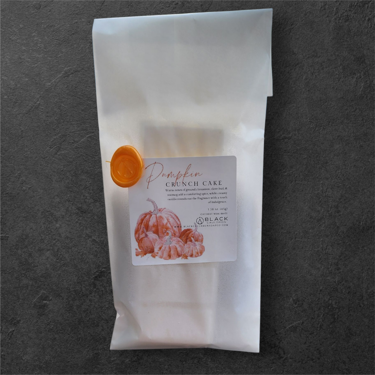Pumpkin Crunch Cake Wax Melts - Wax Melts for Warmer - Handmade Wax Tart - Soy Wax - Wax Snap Bar Melts