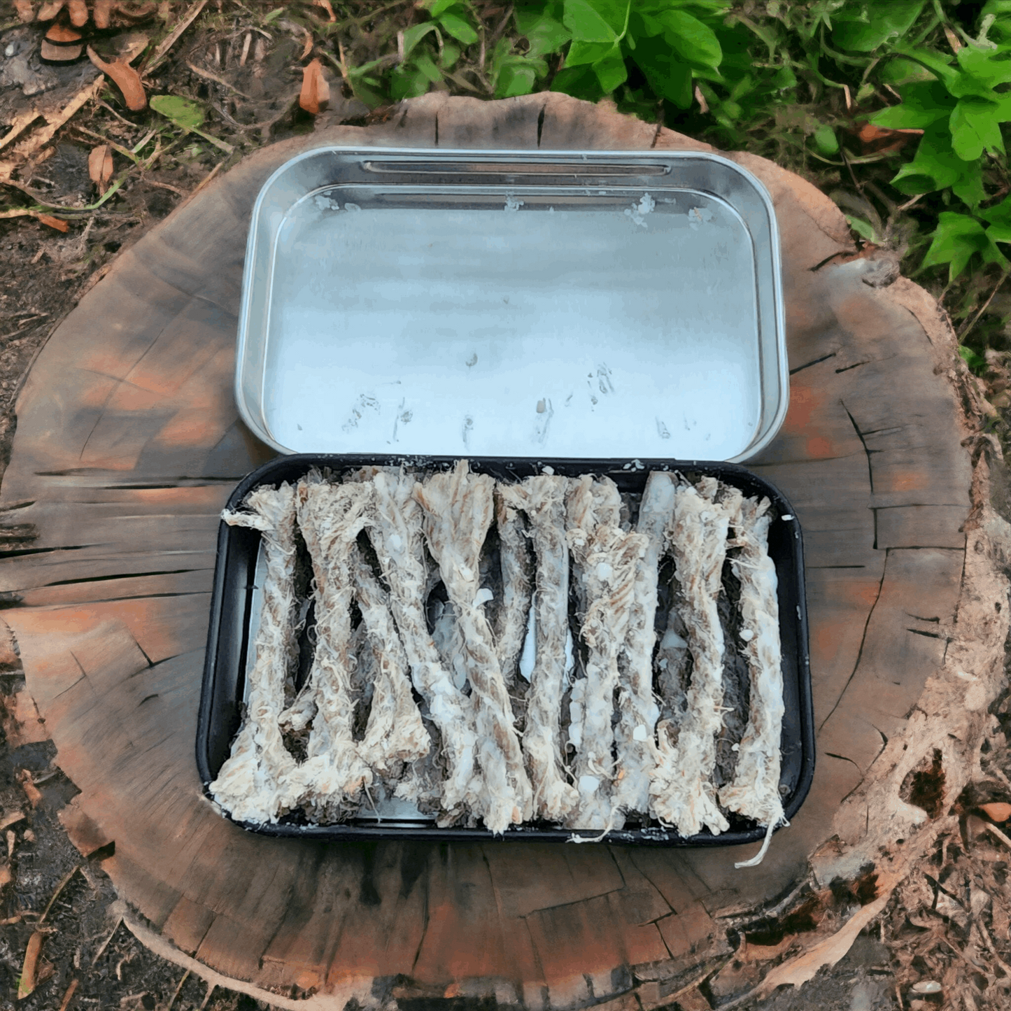 25 Soy Wax Infused Hemp Twine Fire Starters All Natural Hemp Matches Bushcraft Camping Survival Emergency Grill Lighter