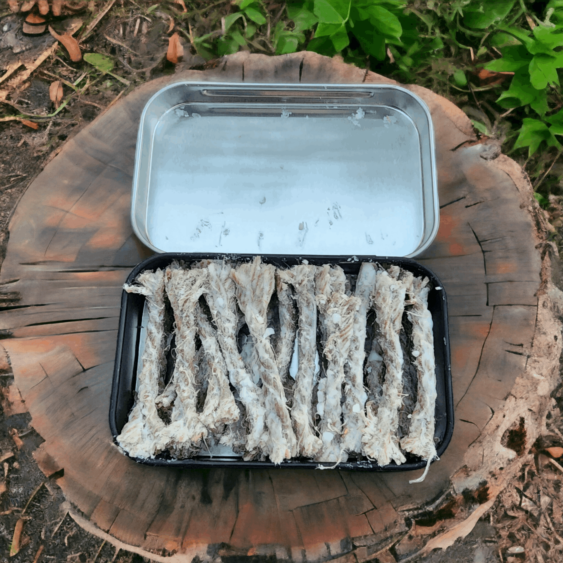25 Soy Wax Infused Hemp Twine Fire Starters All Natural Hemp Matches Bushcraft Camping Survival Emergency Grill Lighter