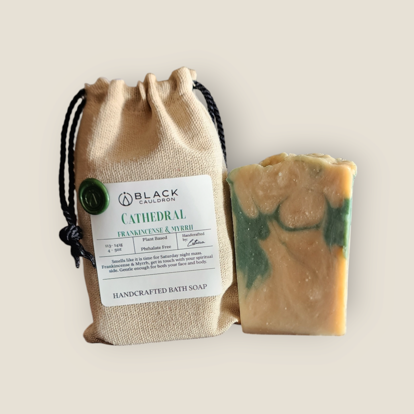 Cathedral - Frankincense & Myrrh Scented Face & Body Soap