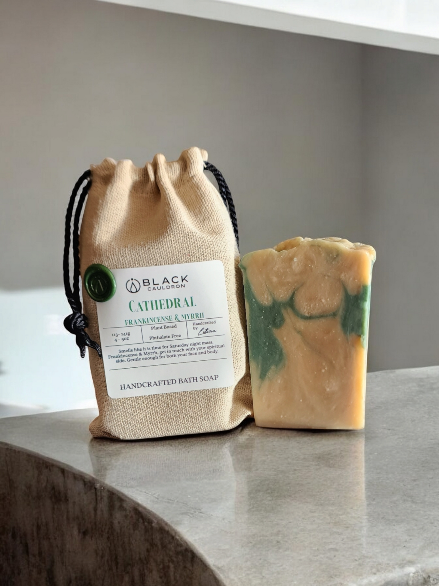 Cathedral - Frankincense & Myrrh Scented Face & Body Soap
