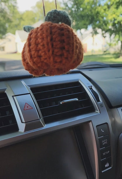 Hand Crocheted Pumpkin Freshie