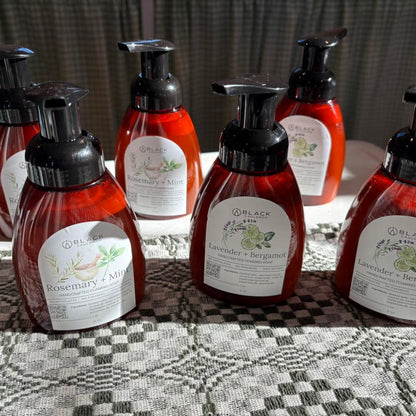 Foaming Soap:  Rosemary Mint Moisturizing & Natural Handcrafted Soap with Essential Oils