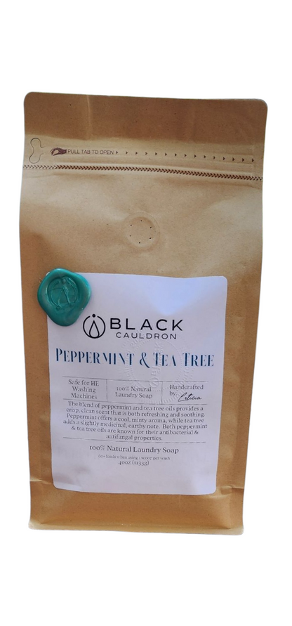 Peppermint & Tea Tree Natural Laundry Soap Powder 40oz