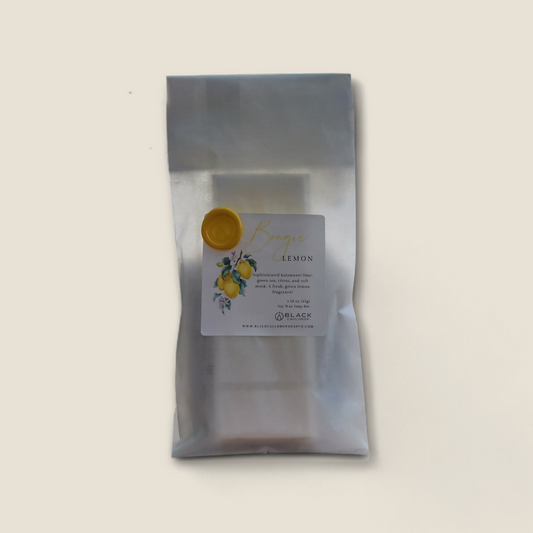 Bougie Lemon Wax Melts -Wax Melts for Warmer - Handmade Wax Tart - Soy Wax - Wax Snap Bar Melts