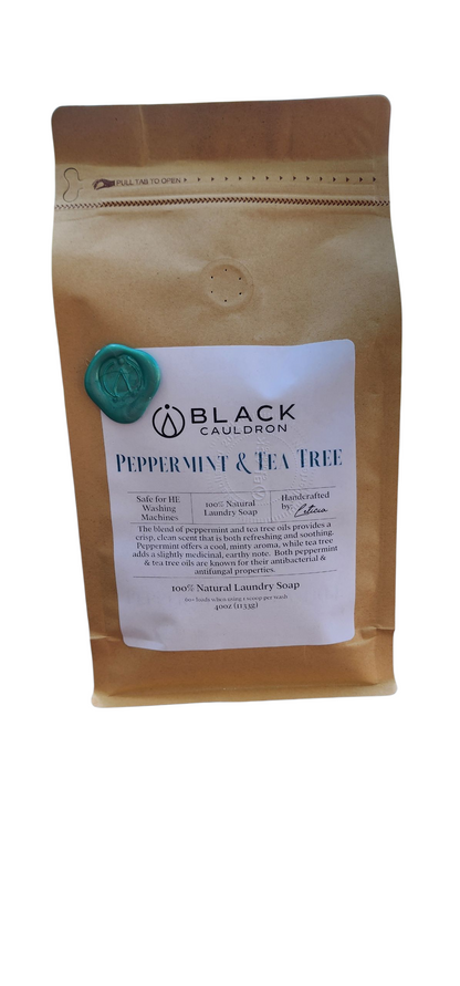 Peppermint & Tea Tree Natural Laundry Soap Powder 40oz