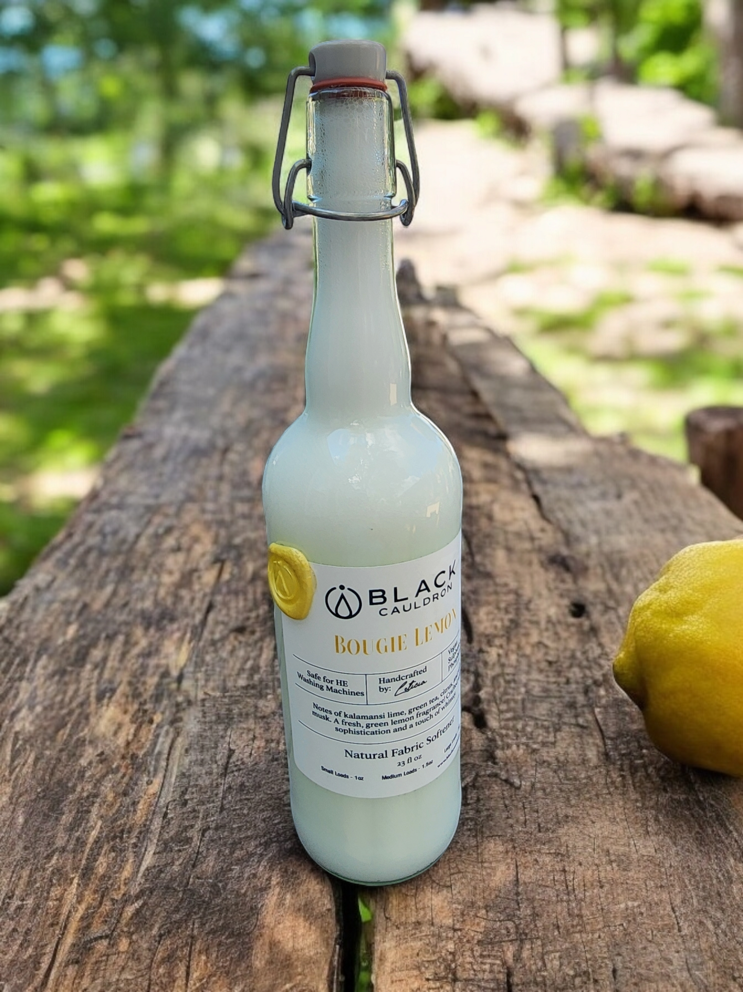 Bougie Lemon - Fabric Softener Conditioner | Fresh and Soft Laundry 33oz