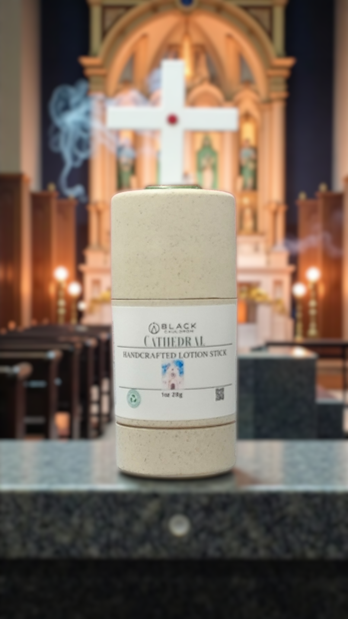 Cathedral Lotion Body Bar Stick Lotion Stick Gift for him Purse Housewarming