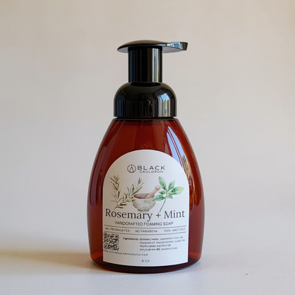 Foaming Soap:  Rosemary Mint Moisturizing & Natural Handcrafted Soap with Essential Oils