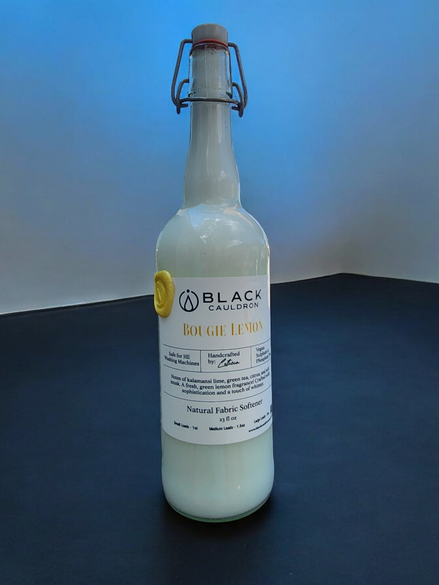 Bougie Lemon - Fabric Softener Conditioner | Fresh and Soft Laundry 33oz